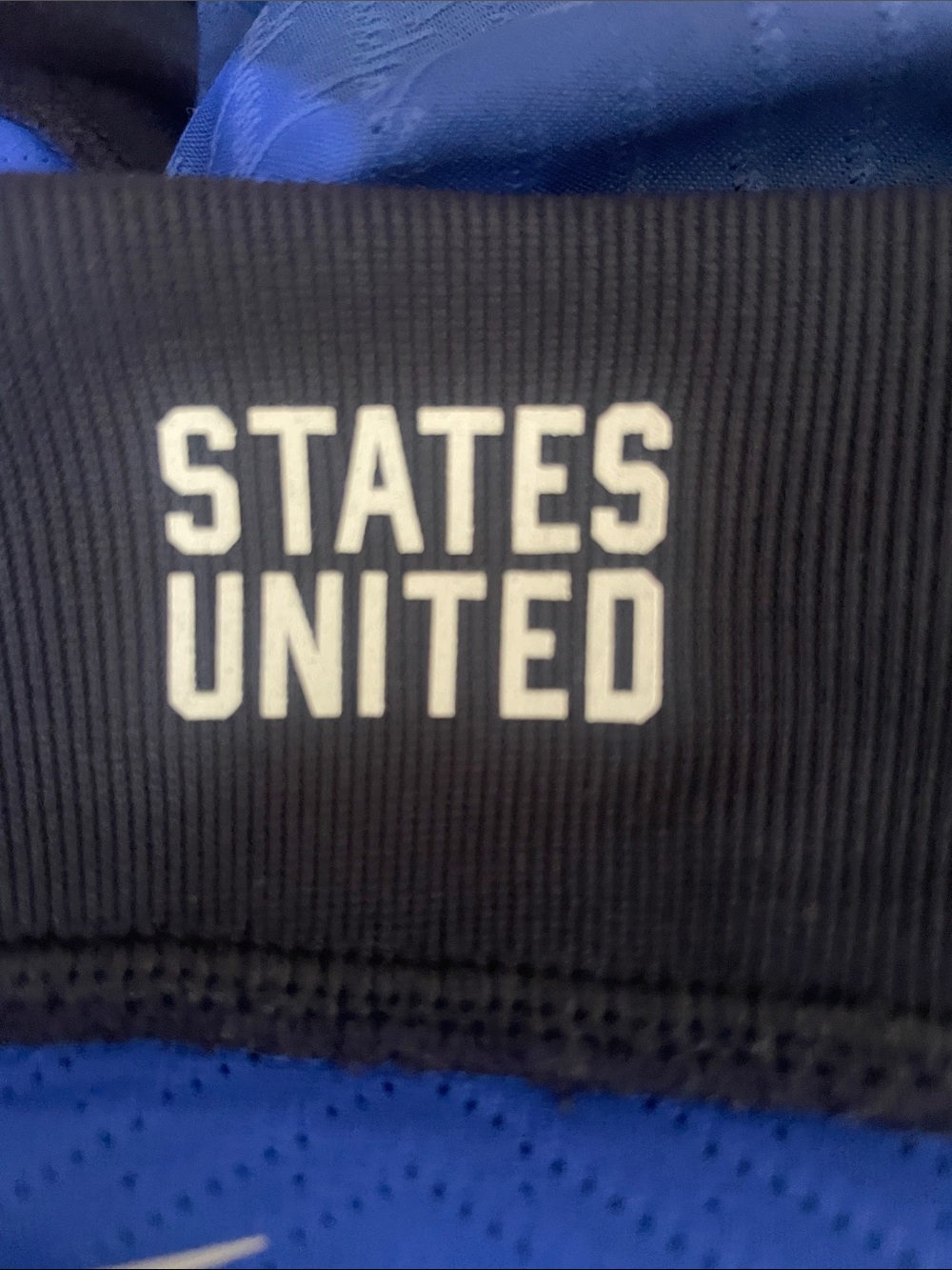 Nike USA Men's Blue Soccer Jersey - Picture 8 of 8